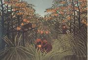 Henri Rousseau Monkeys in the Virgin Forest oil painting